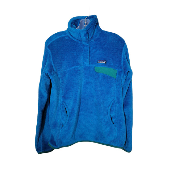 Patagonia Jackets & Blazers - Patagonia Women’s Retool Snap T Fleece Pullover Jacket Blue Size Medium